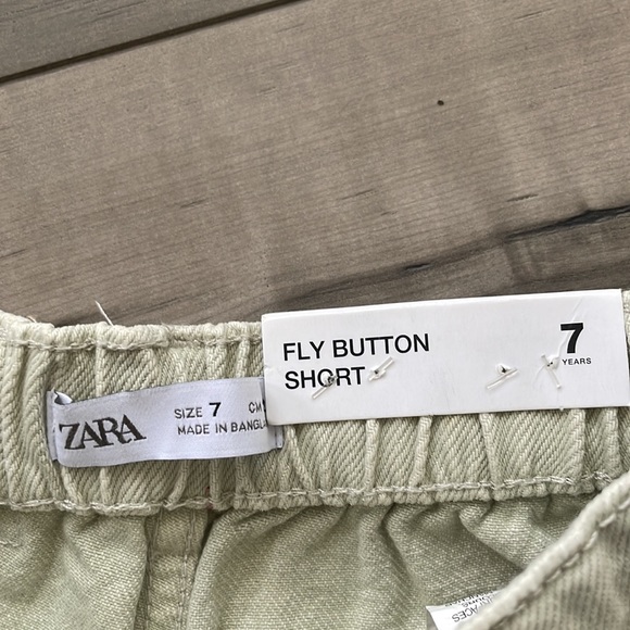 Girls Zara Denim Shorts - Size 7 - Picture 3 of 4